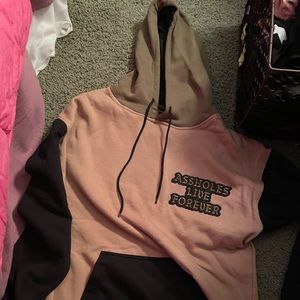 ALF color block hoodie